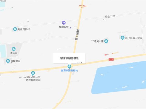 沾化富源家园位置交通图